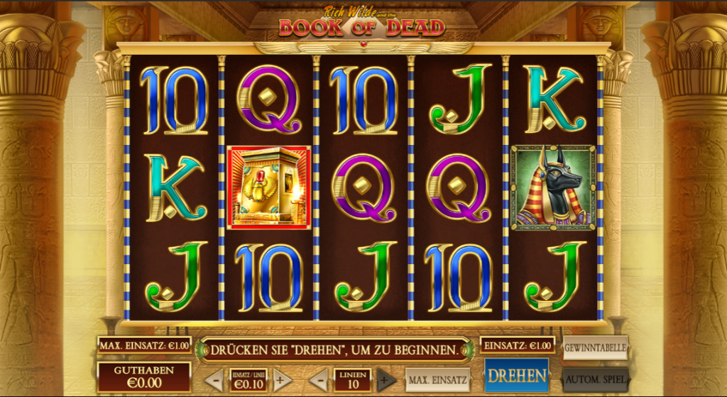Book of Dead Review: Das spannende Online-Slot-Abenteuer von Play'n GO für österreichische Spieler