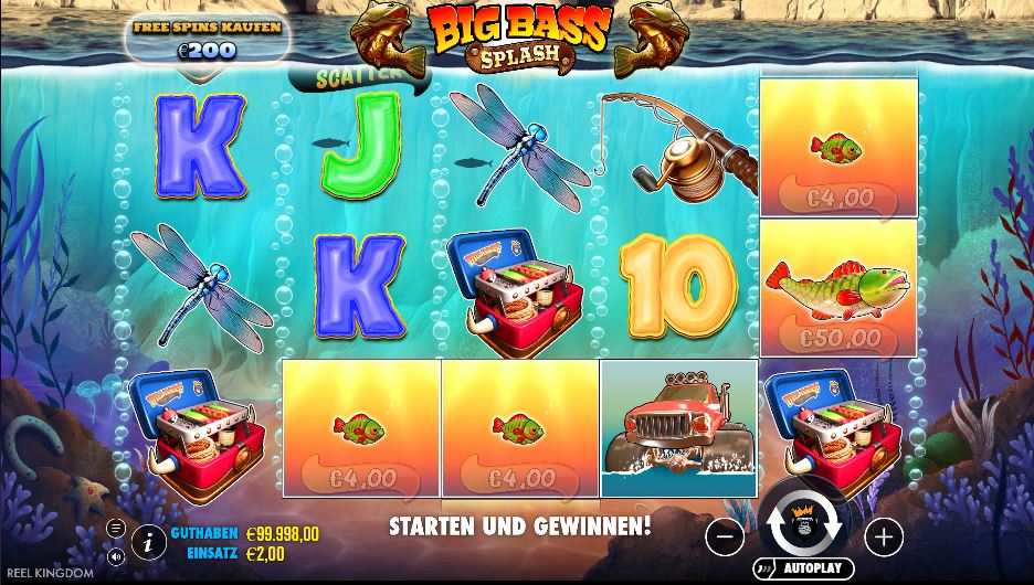 big bass splash playtable