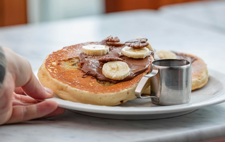 Protein Aufstrich Schokolade Pancake