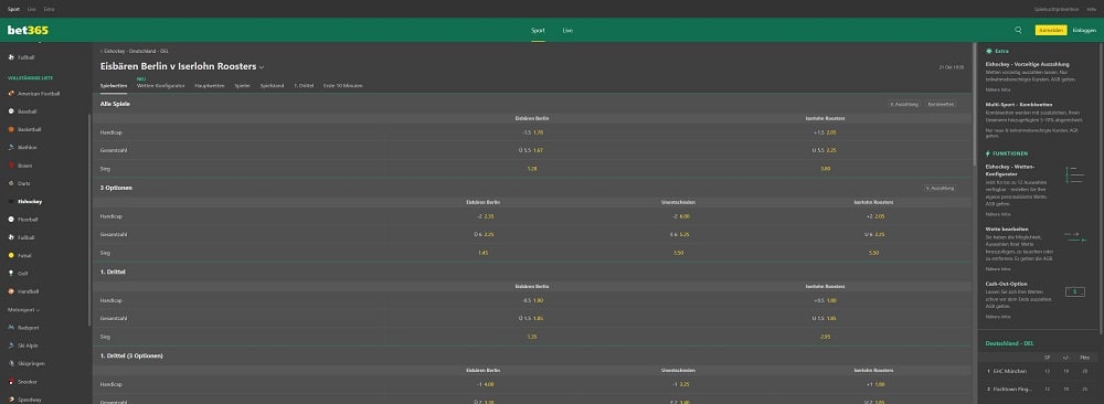 Bet365 DEL